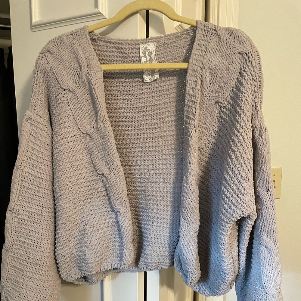 Cropped Knit Sweater